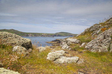 Typische Küstenlandschaft in Wales