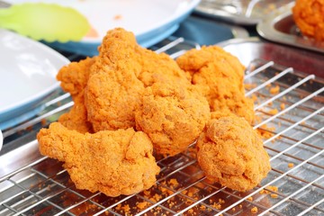 Fried chicken at street food