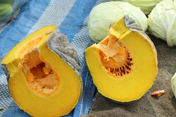 Pumpkin at street food