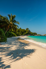 A beautiful sandy beach on an idyllic tropical island (Similan Islands, Thailand)