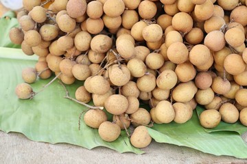 Longan fruit at street food