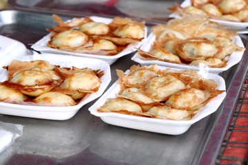 Coconut milk mix sugar and flour