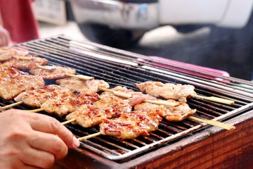 pork roast on street food