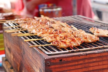 pork roast on street food