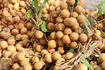 Longan fruit at street food