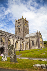 Fototapeta na wymiar St. Davids Kathedrale in Pembrokeshire, Wales