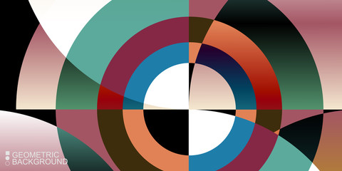 Obraz premium Geometric colorful abstract background