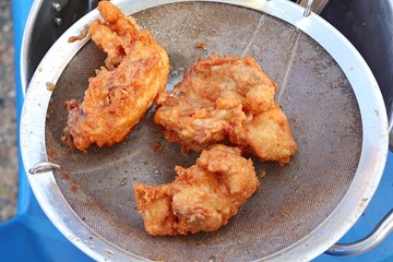 Fried chicken at street food