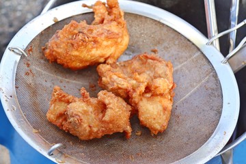 Fried chicken at street food