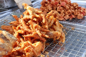 Fried chicken at street food