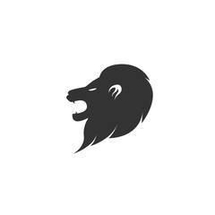 Fototapeta premium Head Lion Logo Vector Design