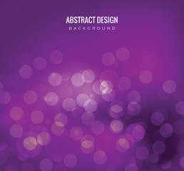 Abstract Red Bokeh Background 