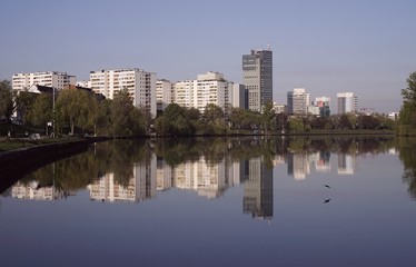 Fototapeta na wymiar Skyline von Offenbach