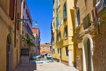 Beautiful romantic Venetian cityscape
