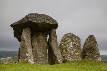 Pentre Ifan - megalithische Grabkammer im Pembrokeshire Nationalpark, Wales