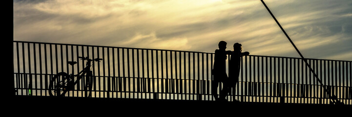 kids on the bridge