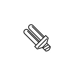 Energy saving light bulb Vector İcon, Eps10