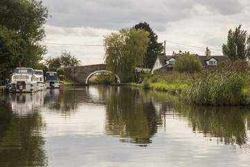 Fototapeta premium Leeds Liverpool Canal Reflection