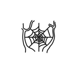 Spiderweb Vector İcon, Eps10