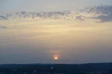 Himmel Wolken Sonnenlicht