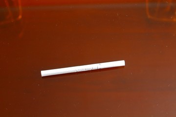 Cigarette on the table