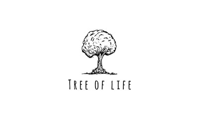 Tree of life vector logo