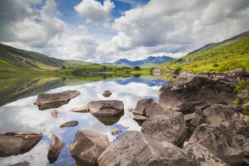 Fototapeta premium Blick auf Mount Snowdon im Snowdonia Nationalpark