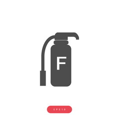 Fire extinguisher, Vector İcon, Eps10