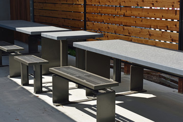 Gray Cafeteria Seating #2