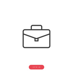 Portfolio sign, bag Vector İcon, Eps10