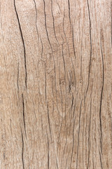 Close up of old natural wooden