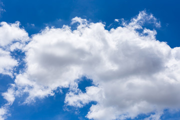 Abstract blue sky and clouds sky with copy space use as a background
