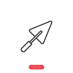 Obraz premium Trowel Vector İcon, Eps10