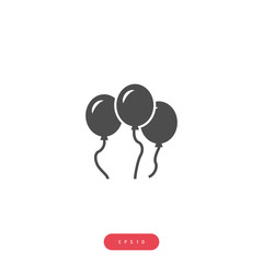 Balloons Vector İcon, Eps10