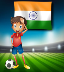 India football player template