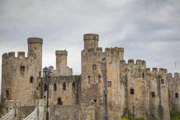 Conwy, Burgruine in Gwynned, Wales
