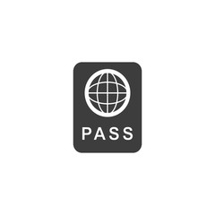 Passport, visa Vector İcon, Eps10