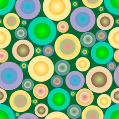 background of multicolored circles