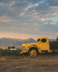 Old Truck and the Mountains