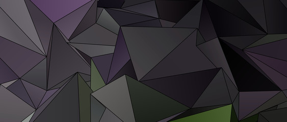 Obraz premium Abstract Low-Poly triangular modern background