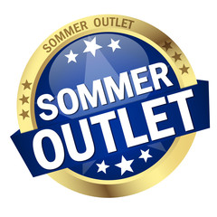 Button with Banner summer outlet