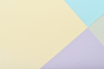 color paper geometric flat lay background