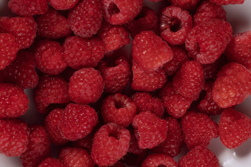 Raspberries Close Up