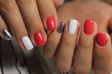 Sexual pink manicure