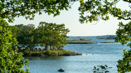 Beautiful paradise, coast of the baltic sea in Sweden © DZiegler