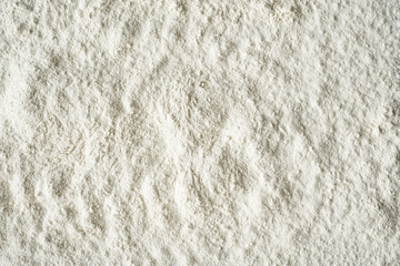 White organic flour texture background