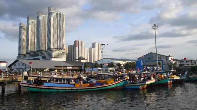 Fisherman and Skyscraper