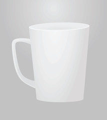 Mug template vector 