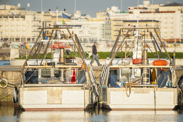 Fishing boats in Cattolica (Rimini)