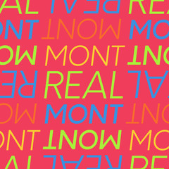 Montreal, canada seamless pattern